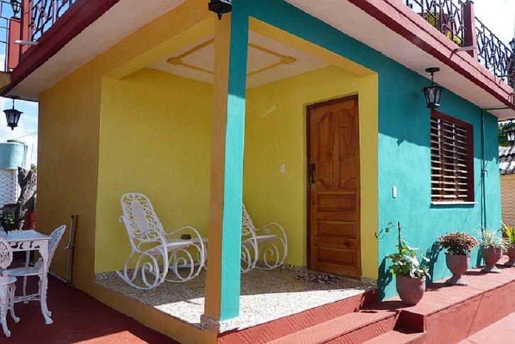 'Portal' Casas particulares are an alternative to hotels in Cuba.